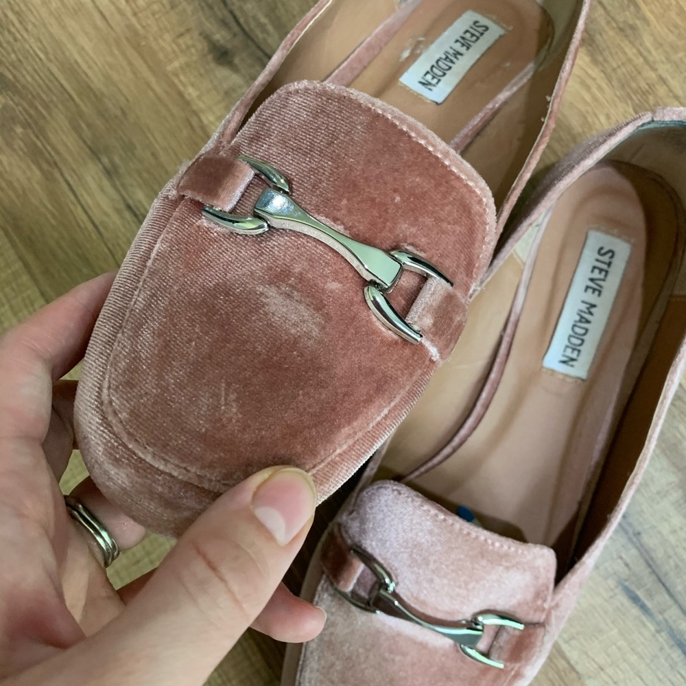 Steve Madden Loafers Velvet Rose - Picture 5 of 6